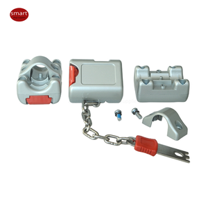 Système de verrouillage antivol pour chariot de courses en alliage de zinc robuste avec système de dépôt de pièces pour accessoires de chariot de supermarché - Product Image 1