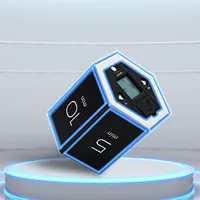 2022 Neues Design Digital Desk Pomodoro Hexaed rischer Würfel Timer LED-Anzeige Rotierender Flip Küchen timer