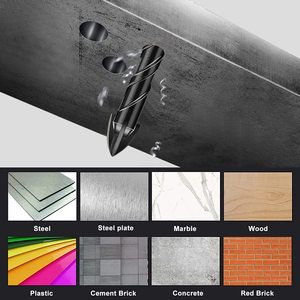 Hex Shank 10 cái nề Khoan Bits bê tông khoan <span class=keywords><strong>Bit</strong></span> Set cho gỗ, Carbide tip làm việc trên bê tông hoặc gạch tường - Product Image 4