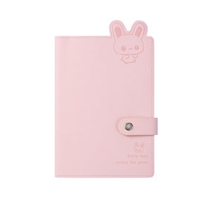 Nouveauté 2027 Carnet de notes A5 mignon à motifs d'animaux - Couverture en similicuir, reliure cousue, design gaufré, bouton pression - Product Image 2