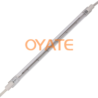 Lampe chauffante électrique infrarouge à quartz 600 mm 220 V 1000 W avec SK15 pour usage domestique et extérieur