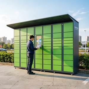 XinJu - Casillero Inteligente para Paquetes de Gran Capacidad con 96 Puertas, Sistema de Entrega Modular, Buzón de Correo de Alta Eficiencia para Almacenes de Comercio Electrónico - Product Image 1