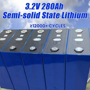 Batterie <span class=keywords><strong>de</strong></span> stockage d'énergie 12000 cycles 280AH, cellule LiFePO4 3.2v, batteries solaires au lithium-ion prismatiques, batteries semi-solides 280Ah - Product Image 1