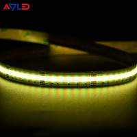 Светодиодная лента RGB 6 в 1 высокой плотности с технологией COB, CRI90, 24В, RGB CCT, 840 светодиодов на метр, без точек, ширина 12 мм, с функцией изменения цвета