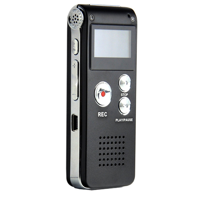 64GB Audio Recording Device with 500 Hours Recording Time Digital Voice Activated Recorder with Playback A-B Repeat 3074KBPS