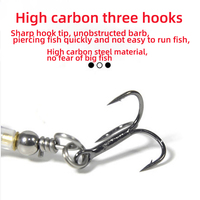 3 pak Set umpan pancing Whopper Plopper, untuk umpan pancing Bass plassol Topwater umpan dengan kotak baling-baling traktor mengapung buatan