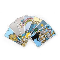 Jeu de cartes à jouer avec impression personnalisée en gros Cartes de tarot Deck holographique Usine de cartes de tarot