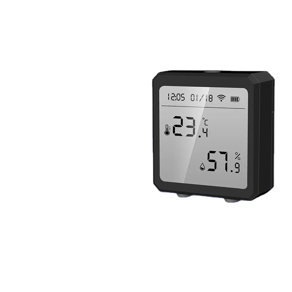 LTH02Z Tuya Zigbee Smart Sensor de temperatura e umidade termômetro higrômetro interno