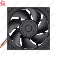 Ventilateur de refroidissement PC Gdstime GDP1238 haute vitesse DC 12V 2.5A 120x120x38mm à roulement à billes en plastique 4 broches avec fonction PWM FG pour boîtier d'ordinateur