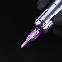 Nouvelles aiguilles de cartouche de tatouage en paquet de 10 pièces, violettes et roses, fournitures pour artistes tatoueurs, aiguilles pour machine, PMU, micro-lame universelle