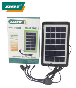 AT-6003B DAT Outdoor Use <strong>Solar</strong> <strong>Panel</strong> 6v3w <strong>Solar</strong> <strong>Panel</strong> with <strong>Mobile</strong> Phone Charger Line Use for Earthquake and Island Country - Product Image 5