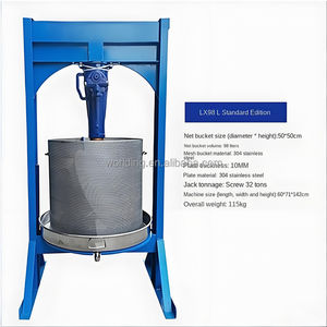 Nueva Prensa Manual <span class=keywords><strong>de</strong></span> Acero Inoxidable <span class=keywords><strong>de</strong></span> 98 Litros para Mantequilla <span class=keywords><strong>de</strong></span> Maní, Vino, <span class=keywords><strong>Miel</strong></span>, Filtro <span class=keywords><strong>de</strong></span> Residuos, Exprimidor en Frío y Caliente, Prensado <span class=keywords><strong>de</strong></span> Agua - Product Image 1