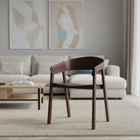 Chaise de salle à manger moderne de luxe avec dossier, tables et chaises en bois modernes pour l'école, le café, les événements, pour le salon, la salle à manger