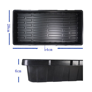 Rectangular Seedling <b>Tray</b> <b>Plastic</b> Bottom <b>Tray</b> For Home Gardening Floor Standing Leak Proof - Product Image 2