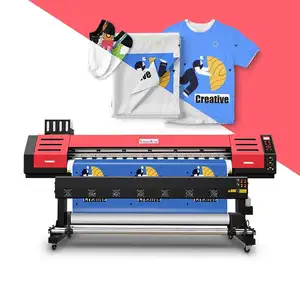 Digital industrial fabric inkjet printer 1.8m 3.2m sublimation printing machine dye direct to textile printer for sale