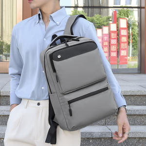 Sac à dos pour ordinateur portable en nylon élégant pour homme, multifonctionnel, avec charge USB, imperméable, pour l'école, les voyages, les affaires, décontracté, intelligent - Product Image 5