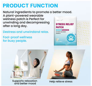 ホットセール中 OEM ODM 卸売 効果的なストレス緩和パッチ 経皮的鎮静パッチ 30枚入り 在庫あり CE ISO認証済み - Product Image 3