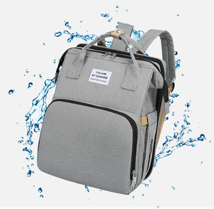 Oxford Cloth Diaper Bag <b>Large</b> Capacity Travel Mommy Bag Fashion Diaper <b>Backpack</b> Custom Logo Travel Waterproof Baby <b>Backpack</b> - Product Image 4