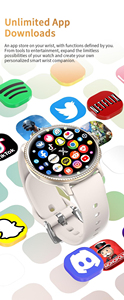 Nuevo Reloj Inteligente H80 Diamond 4G para Mujer con Tarjeta SIM, Carga Rápida, Descarga de Apps como TikTok, YouTube, <span class=keywords><strong>Facebook</strong></span> y WhatsApp - Product Image 5