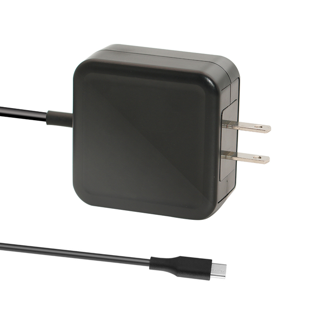 65W US Plug GaN Smart Adapter Charger Super Fast PD Charger 20V3.25A CE ROHS Certified EU US-C Phone Wireless Charger