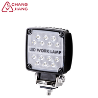 Lampes de travail électriques Changjiang CJTD Série 18W 1800 lm 38 LED pour chariots élévateurs et camions DC12V/DC24V, pièces de machines de construction