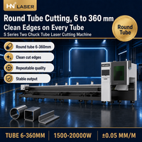 Mesin Pemotong Laser Tabung Ergonomis 6 hingga 360 mm untuk Pemrosesan Tabung Logam Desain Pemuatan Manual yang Mudah