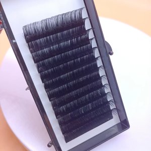 J B C <span class=keywords><strong>D</strong></span> <span class=keywords><strong>L</strong></span> sintético rizo Mink Lash extensión Etiqueta Privada pestañas extensión de pestañas individuales - Product Image 4