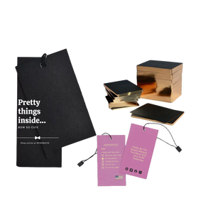 Thẻ Treo LOGO Tùy Chỉnh Thẻ Nhãn Các Tông Ghim In Logo Thương Hiệu Thẻ Treo Giấy May Mặc Sang Trọng Nhãn Quần Áo Dropship - Product Image 5