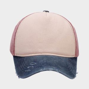 Casquette Dad Hat unisexe en coton lavé classique, avec logo personnalisé, effet vieilli et perforations, réglable, pour le baseball et le golf - Product Image 4