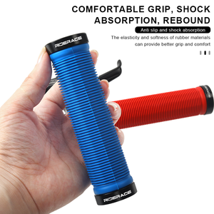 RIDERACE-Poignées de guidon antidérapantes et ergonomiques, accessoires de cyclisme - Product Image 2