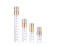 Flacon en verre de 2ml 3 5 10 avec testeur de parfum gradué Échelle de mesure d'échantillon en verre de voyage Flacon de parfum Flacons pulvérisateurs en verre
