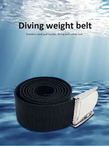 Hot Sale Nylon Scuba Siliconen Verstelbare Duik Speervissen Gratis Duikgewicht Riem