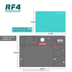 Rf4 Rf-po2 isolé silicone tampon <span class=keywords><strong>de</strong></span> soudage soudage Bga Station <span class=keywords><strong>de</strong></span> bureau téléphone réparation tampon plate-forme d'entretien 260x380mm - Product Image 4