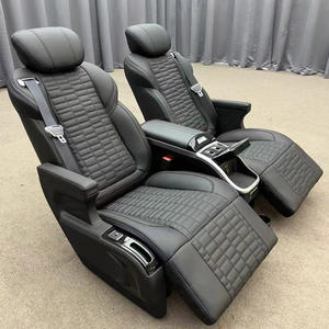 Vente chaude Suv Conversion siège arrière de voiture en cuir de qualité supérieure avec accoudoir réfrigérateur pour Lc200 Lc300 Lx570 Captain Seat - Product Image 3