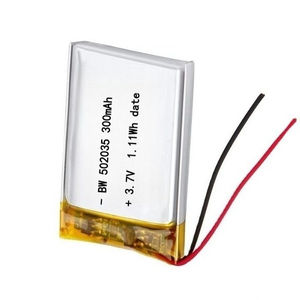 BW 핫 셀레 리튬 폴리머 배터리 3.7V 502035 300mAh 충전식 폴리머 배터리 웨어러블 제품 - Product Image 4