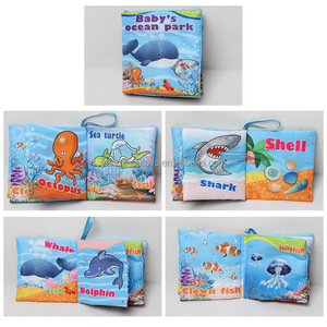 Venta caliente animales del bosque de 0-12month bebé tela libro de tela - Product Image 3