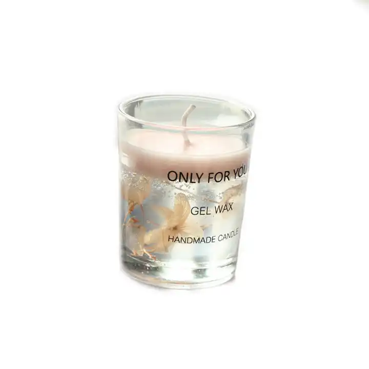 Transparent Jelly Wax Candle, Jelly Wax Candles Crystal