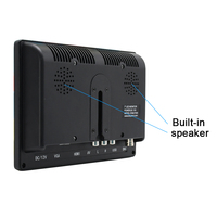 Moniteur lcd de 7 pouces avec haut-parleur intégré, pour lcd, prises HDMI, AV, BNC