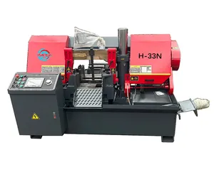13 Inch Metal Cutting Bandsaw With Swiveling Base-Horizontal Bandsaws Hydraulic Metal Cutting Bandsaw