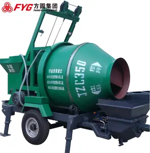 Máy trộn xi măng di động 5.5KW <span class=keywords><strong>jzc350</strong></span> và bơm sản phẩm công nghiệp Xây Dựng Mới với động cơ lõi cho loại tổng hợp - Product Image 1
