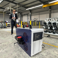 Machine de nettoyage au laser à fibre pulsée 500W 200W 300W pour métal, bois, pierre - Système portable de décapage de la rouille