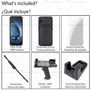 Google gồ ghề PDA 8core 6inchestouch Màn hình android14 thiết bị đầu cuối cầm tay 1D/2D thiết bị đầu cuối 5000ah với wifi <span class=keywords><strong>RFID</strong></span> cho Express - Product Image 5