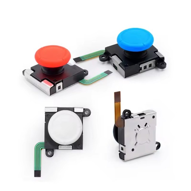 3D Analog Joystick Replacement for Nintendo Switch Thumb Stick Grip Controller Rocker Joystick Module Repair Part