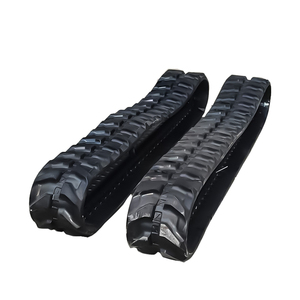 DONGJUN İthal Dumansız Kauçuk Palet 550x90x56 Siyah ISO9001 Sertifikalı Ekskavatör İçin Alt Takım Paletleri - Product Image 1