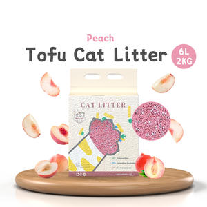 2025 Yeni Trend OEM&ODM Fabrika Toptan Topaklanan Premium Kedi Kumu Tozsuz Suyla Eriyen 6L Tofu Kedi Kumu - Product Image 3