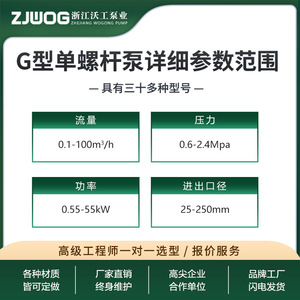 ZJUOG Screw <b>Pump</b> Stainless Steel Electric Rotary Sewage <b>Pump</b> Customizable - Product Image 4