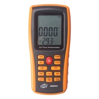 GM8902 Shengce Handheld Electronic Anemometer with 0.01m/s Resolution AAA Battery Powered ABS Plastic Small Size