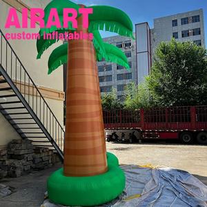 <span class=keywords><strong>Palmera</strong></span> artificial inflable para vacaciones al aire libre, globo inflable decorado para vacaciones en <span class=keywords><strong>la</strong></span> playa gigante con soplador - Product Image 6