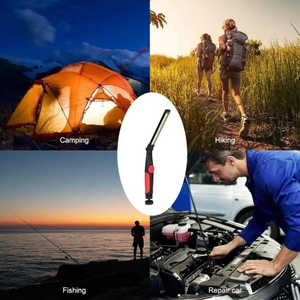 Portable 180 ° Rotation IP65 Étanche USB Rechargeable Multifonctionnel COB Travail Lumière Pliable Établi Lampe Camping Lumière - Product Image 6