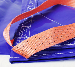 Bâche de démolition et de déneigement durable et résistante à l'eau 8' x 8' - Bâches en vinyle <span class=keywords><strong>PVC</strong></span> 26 oz pour le déneigement et la démolition - Product Image 4